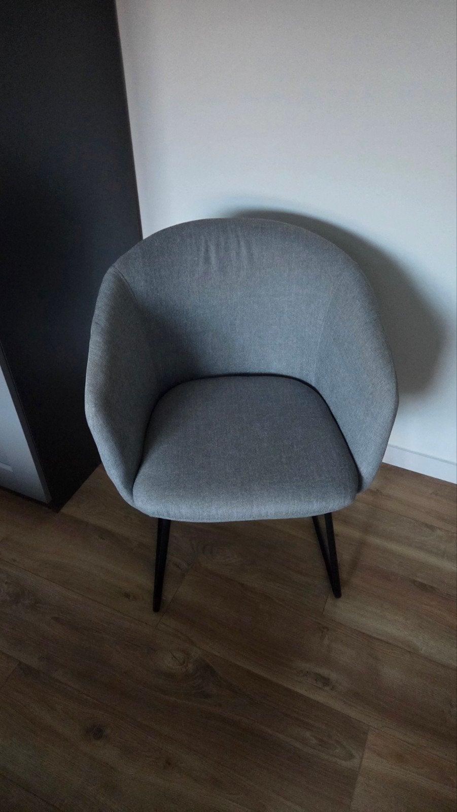 Westwing stoel - Grijs, Ophalen, Gebruikt, Modern, Scandinavisch, Stof