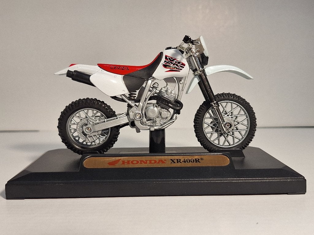 Honda XR400R 1:18, Ophalen of Verzenden, Zo goed als nieuw, Motor, Overige merken