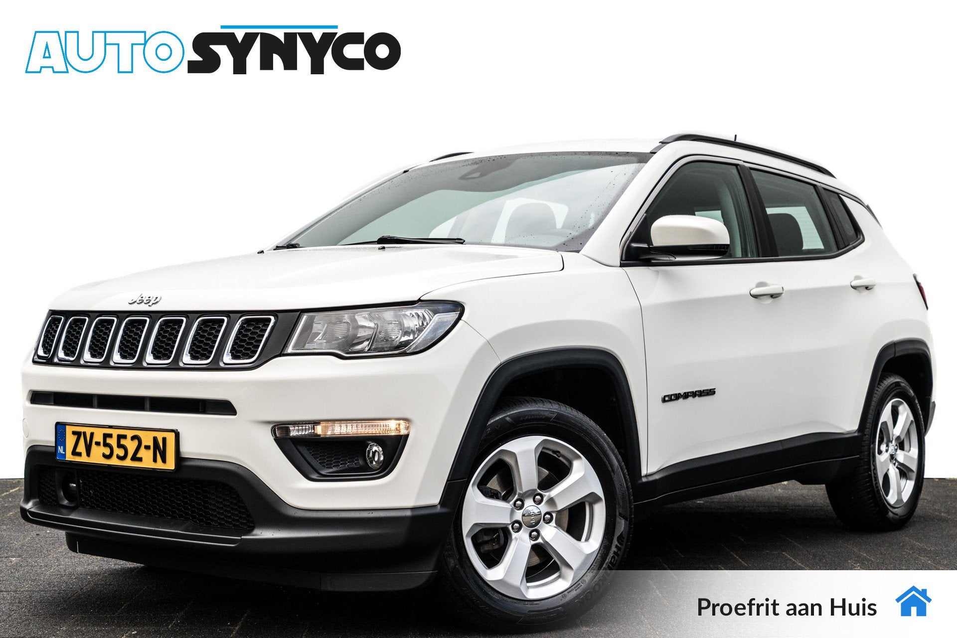 Jeep Compass 1.4 MultiAir Longitude | Camera | Navigatie | C, Auto's, Jeep, 450 kg, Gebruikt, 4 cilinders, Met garantie (alle)