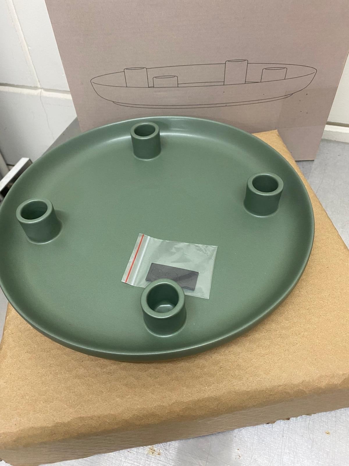 Vela Candle Holder - Agave Green, Overige merken, Onbekend, Nieuw, Ophalen of Verzenden