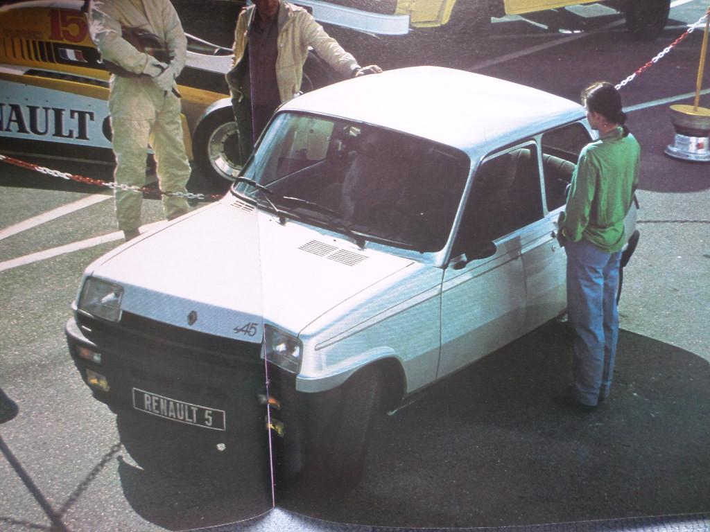 Renault 5 & TS & Alpine Brochure, Ophalen of Verzenden, Zo goed als nieuw, Renault