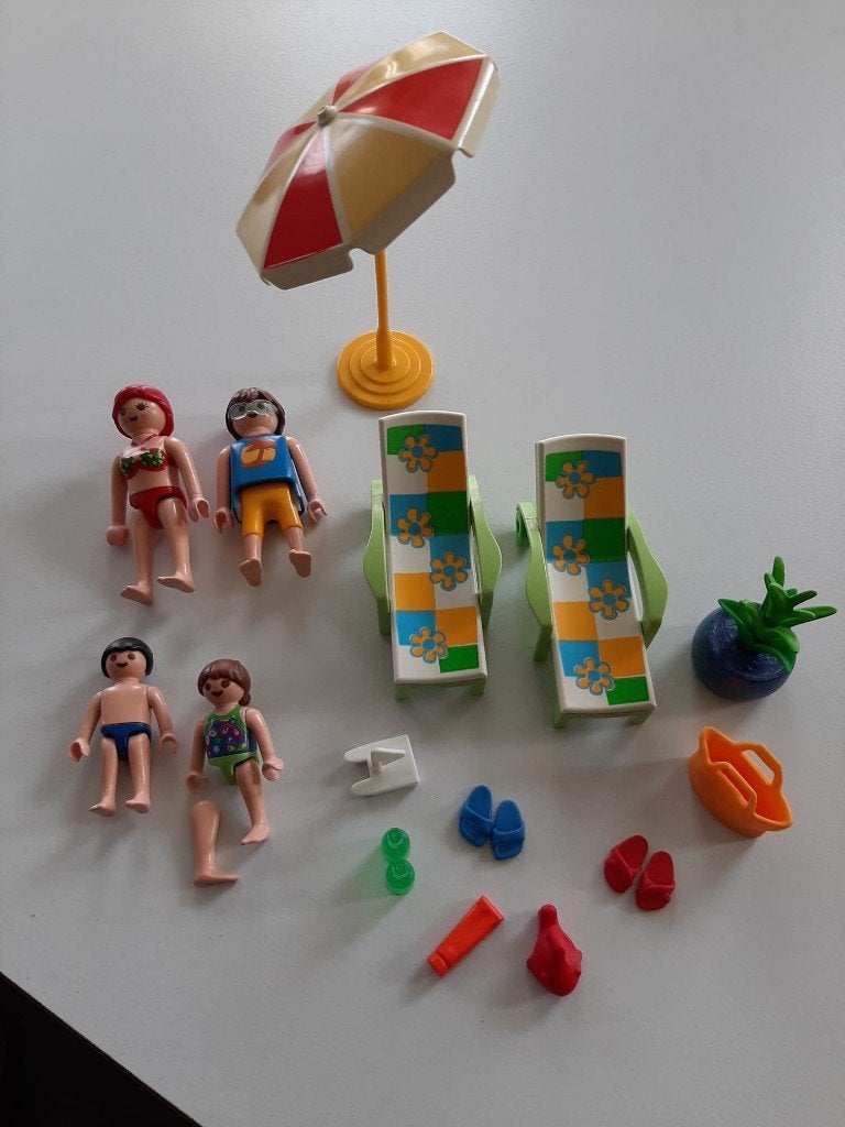 Playmobil zwembad met douche, Ophalen, Gebruikt, Complete set, Overige typen