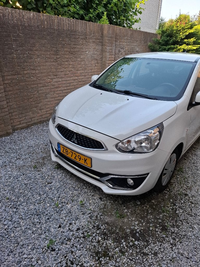 Mitsubishi Space Star 1.0 Cool+ 71PK 2019 Wit Parelmoer, Auto's, Voorwielaandrijving, Wit, Origineel Nederlands, Bedrijf