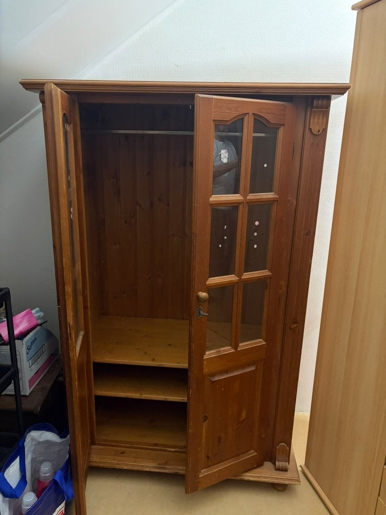 kledingkast 170 x 110 x 60, Ophalen, Met deur(en), Gebruikt, 100 tot 150 cm