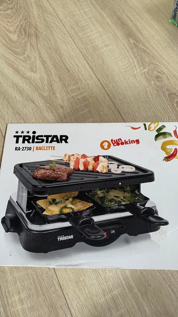 Nieuw Gourmet en gril en bakken. truster ra-2730/raclette, Ophalen of Verzenden, Nieuw, 4 t/m 7 personen