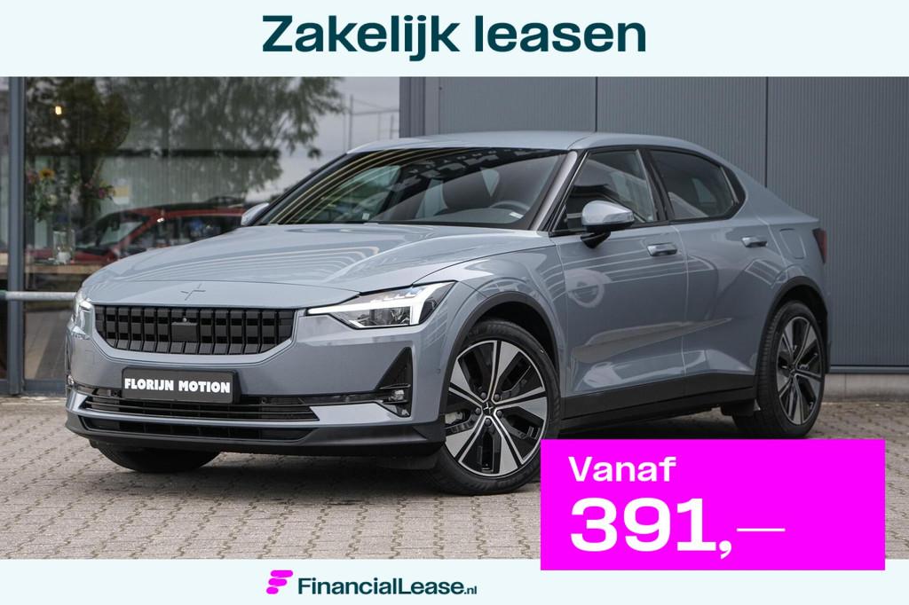 Polestar 2 Long Range Single Motor 78 kWh | Pilot pack | 360, Polestar 2, Stof, Gebruikt, Zwart