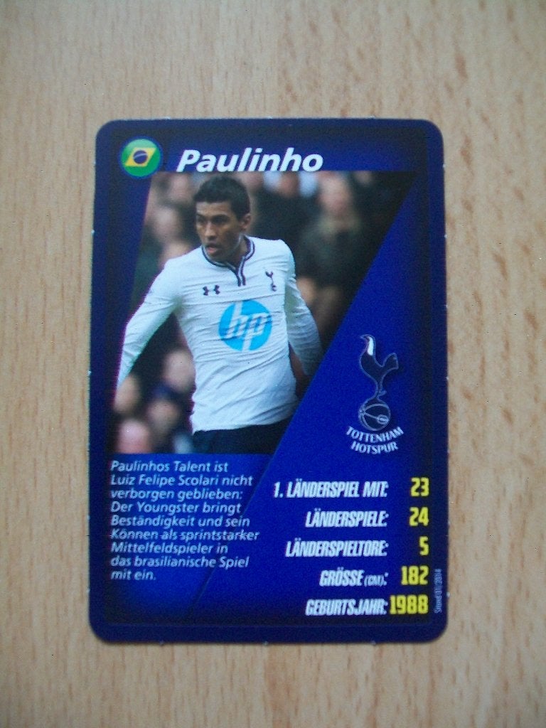 Duits voetbalplaatje voetbal plaatje Duitsland PAULINHO, Verzamelen, Ophalen of Verzenden, Nieuw, Buitenlandse clubs, Poster, Plaatje of Sticker