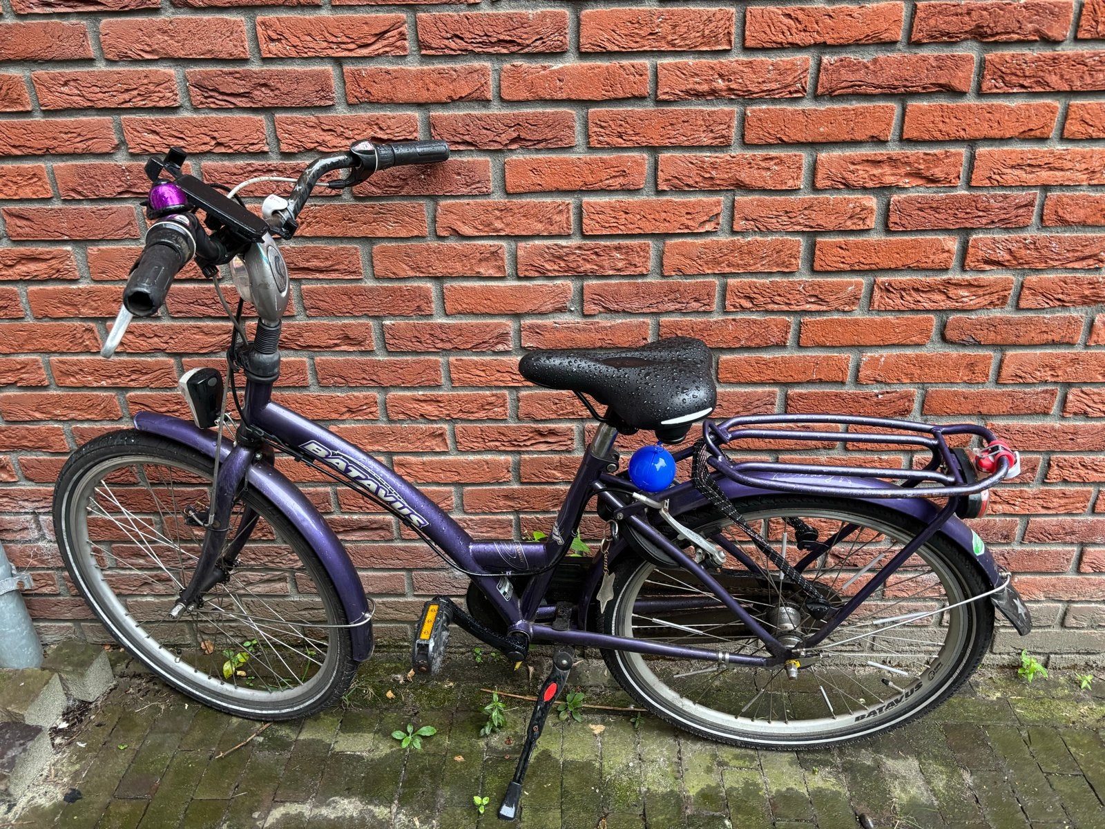 Batavus meisjesfiets 24 inch - Fietst prima!, Ophalen, Terugtraprem, Handrem, Gebruikt