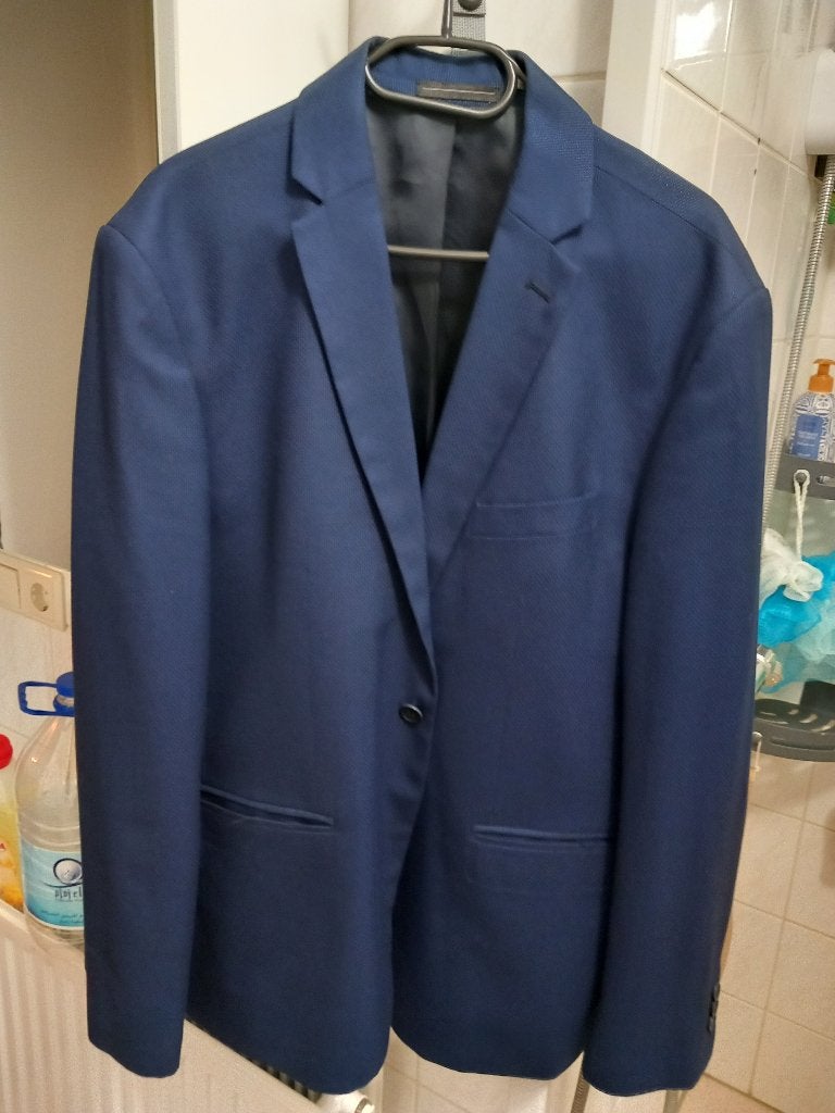 Stoffen jas, Ophalen, Zo goed als nieuw, Blauw