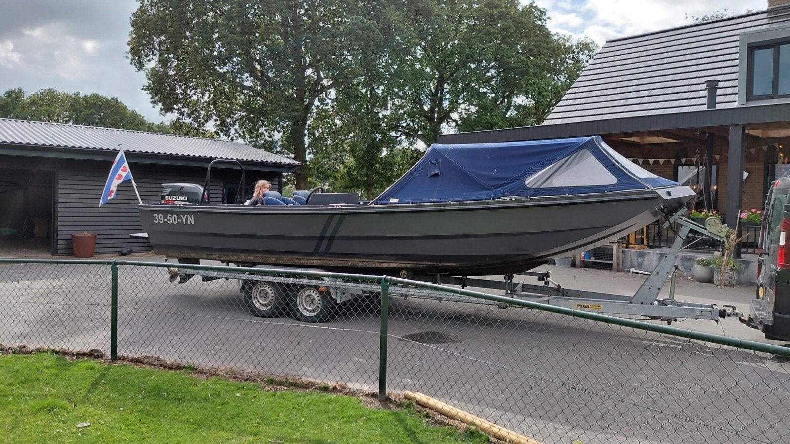 Consoleboot/Sloep 175pk Suzuki met trailer, 3 m, Bilgepomp, Consoleboot, Gebruikt