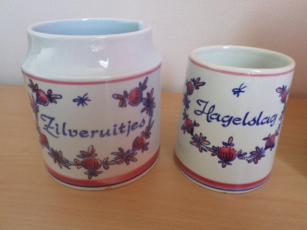 15 voorraadpotten jaren '70, Ophalen, Huis en Inrichting
