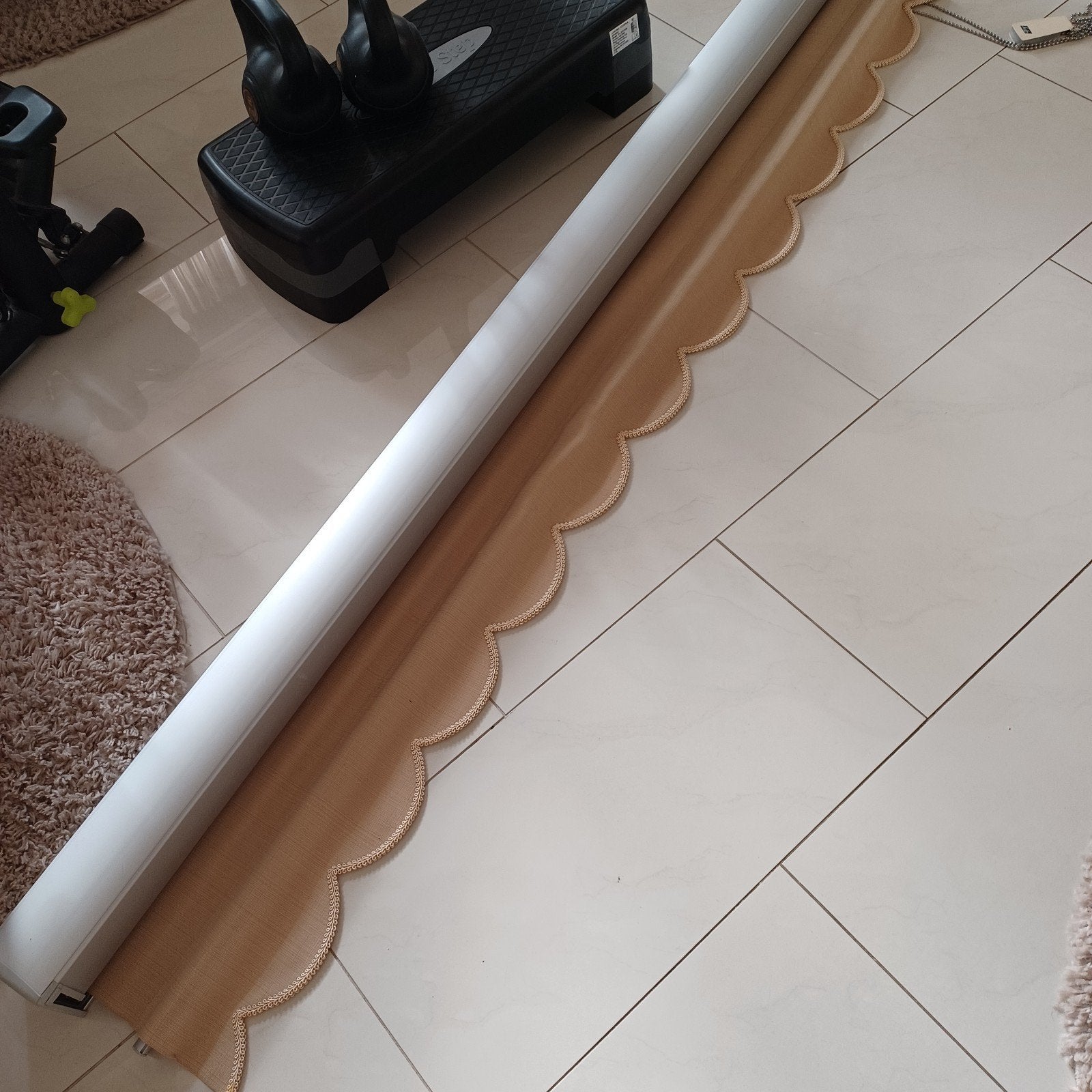5x rolgordijn met schulprand luxaflex   75€, Luxaflex, Ophalen, Crème, Rolgordijn
