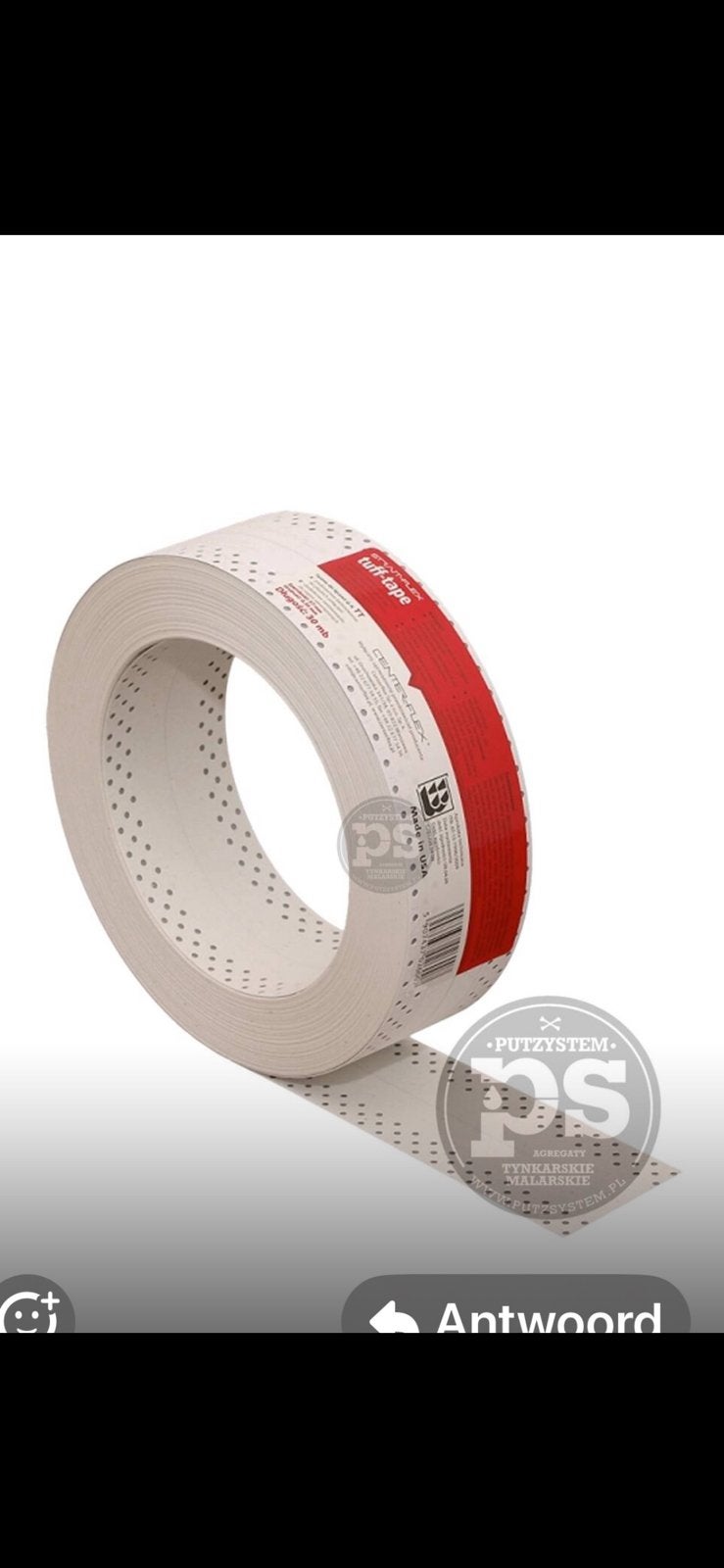 Tuff tape 6 rollen. Randbescherming voor gipsplaten, Ophalen of Verzenden, Nieuw, Overige typen