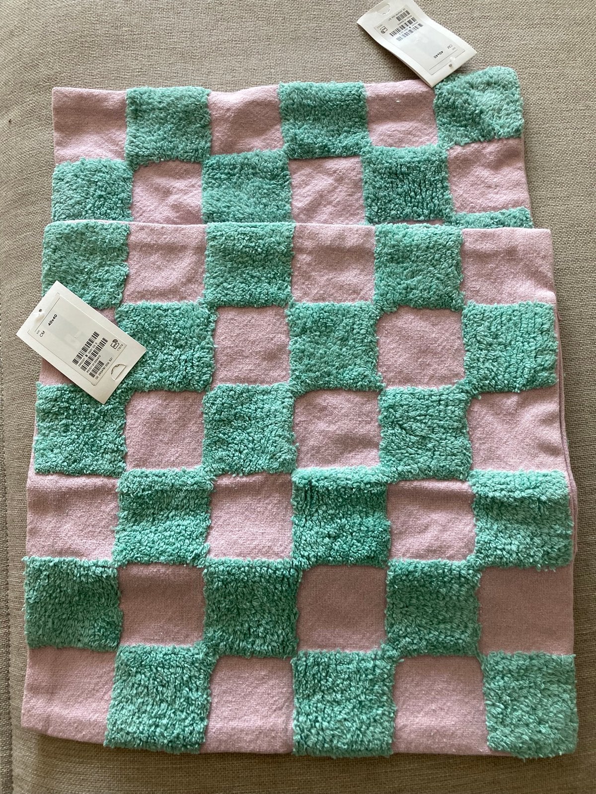 H&M sierkussenslopen 40x40  kussenslopen nieuw 2x, Ophalen of Verzenden, Nieuw, Vierkant