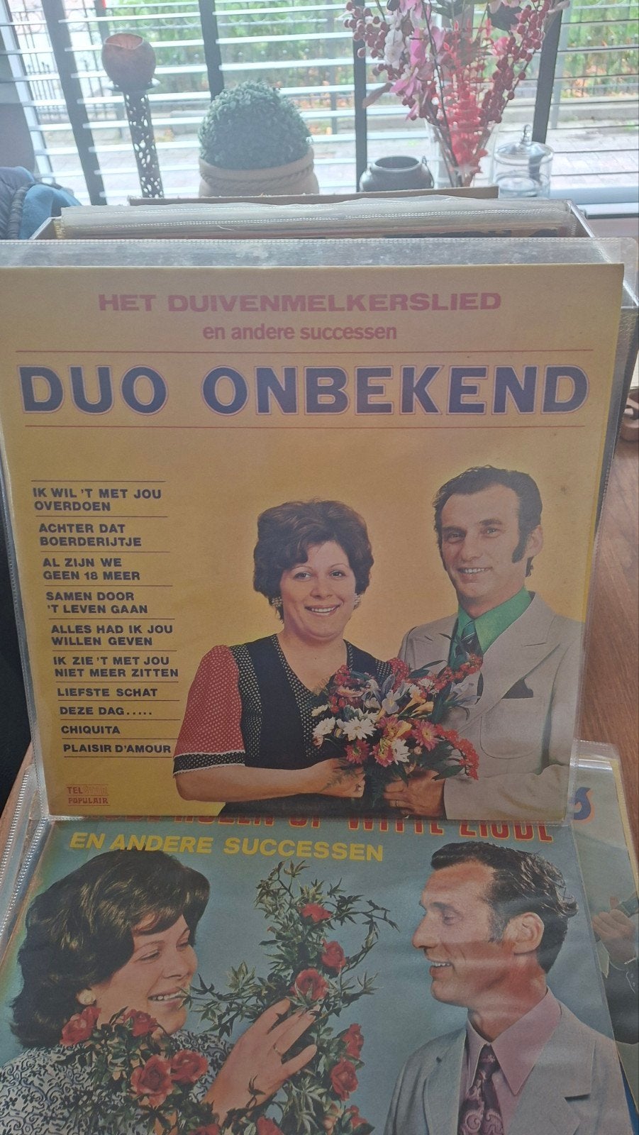 duo onbekend 25 rozen Telstar vinyl, Cd's en Dvd's, Ophalen of Verzenden, Gebruikt, 12 inch