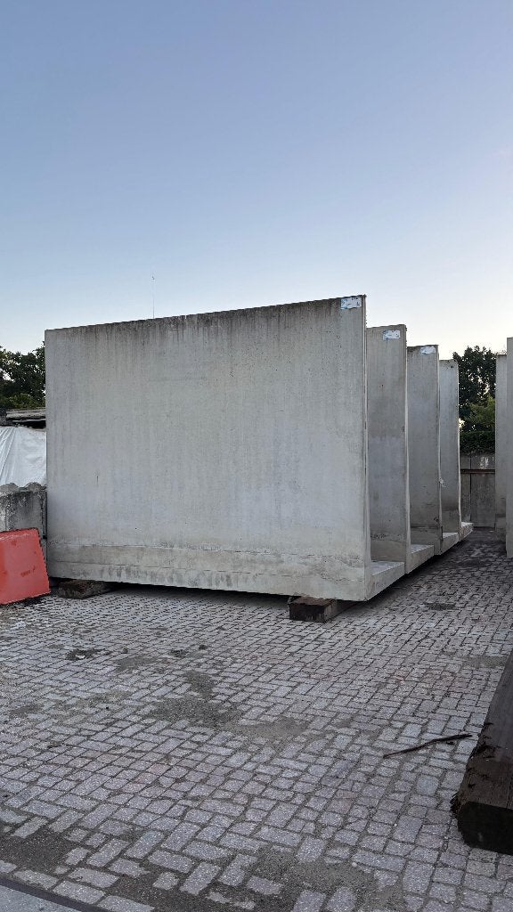 Keerwanden 3995x1700x3000mm, Ophalen, Gebruikt, Beton, Overige typen