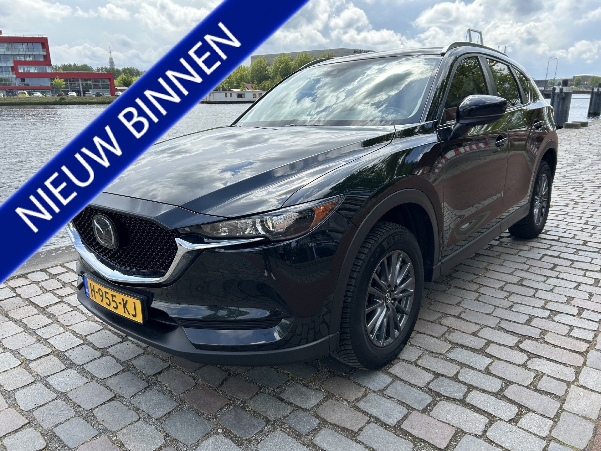 Mazda CX-5 2.5 4WD SkyActiv-G 194 Signature Automaat leer 19, Auto's, Automaat, Gebruikt, 4 cilinders, Zwart