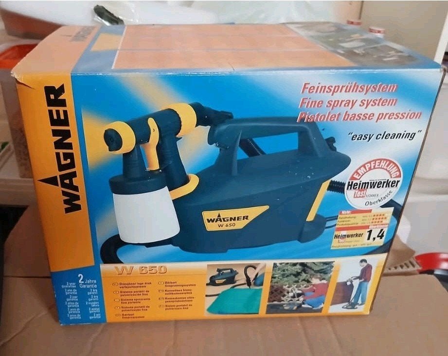 Wagner W650 verfspuit fine spray system, Doe-het-zelf en Verbouw, Schildersmaterialen, Ophalen of Verzenden, Verfspuit of Verfpomp