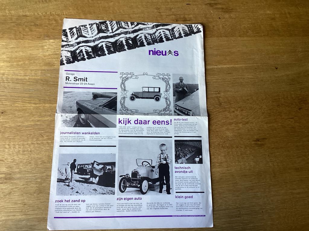 Citroen Nieuws 1970, Ophalen of Verzenden, Zo goed als nieuw, Algemeen