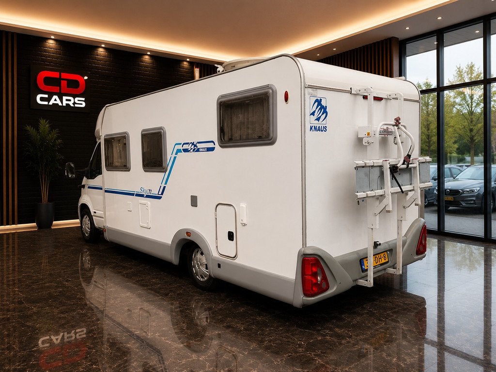 Knaus R15 Sky TI Airco, Camera Tv, Koelkast, Vast bed, Toile, Info@cd-cars.nl, C.D. Cars, Luifel, Schelluinsestraat 7
4203NJ  GORINCHEM, NL