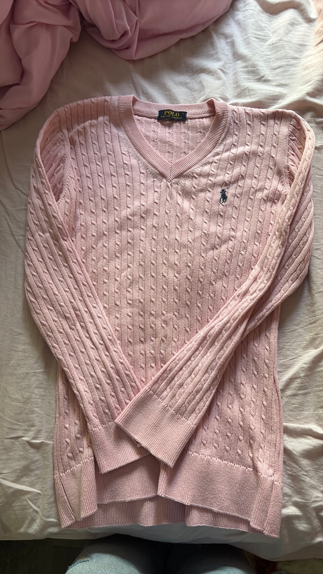 Ralplauren trui, Kleding | Dames, Verzenden, Zo goed als nieuw, Roze