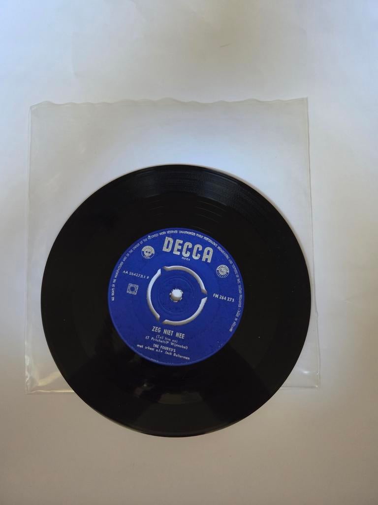 The Fouryo's - Zeg niet  nee, Cd's en Dvd's, Gebruikt, 7 inch, Single, Ophalen of Verzenden