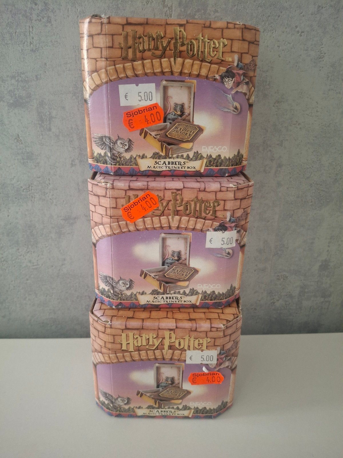 Harry Potter Beeldjes Rat Scabbers Toverboek, Ophalen of Verzenden, Actiefiguurtje