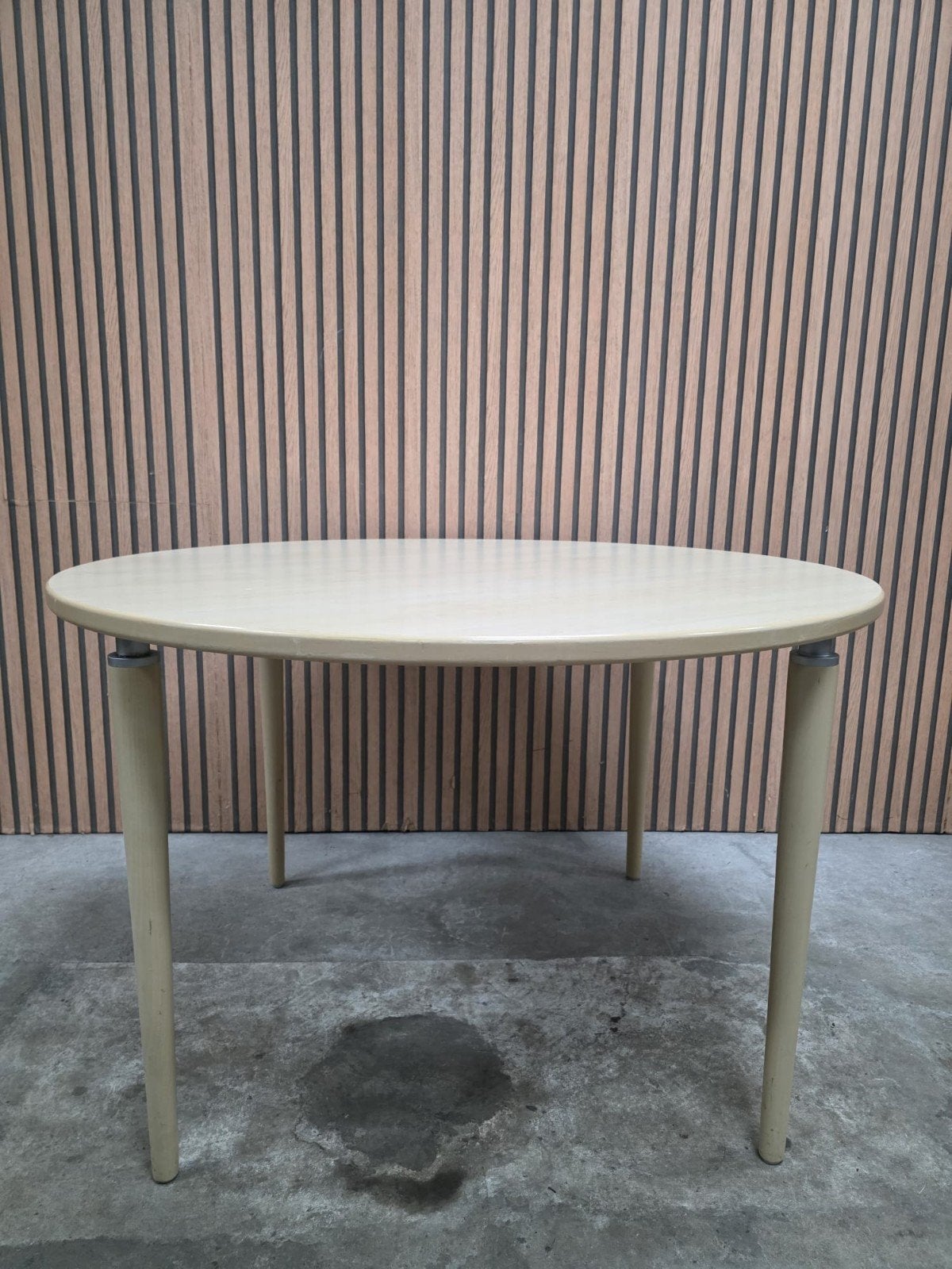 2 x Brunner vergadertafels rond kantoor kantine tafels groot, Huis en Inrichting, 100 tot 150 cm, Rond, 200 cm of meer, Ophalen of Verzenden