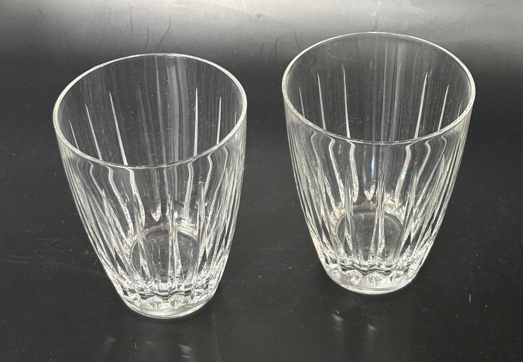 Wedgwood, England  loodkristal 24% waterglazen - 2 stuks, Ophalen of Verzenden