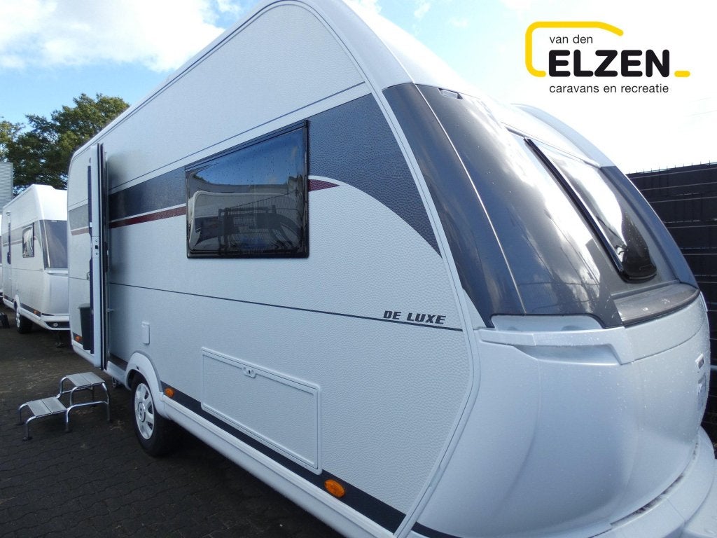 Hobby De Luxe 460 SL Model 2027, Caravans en Kamperen, Overige typen, Hobby, Bedrijf, Treinzit