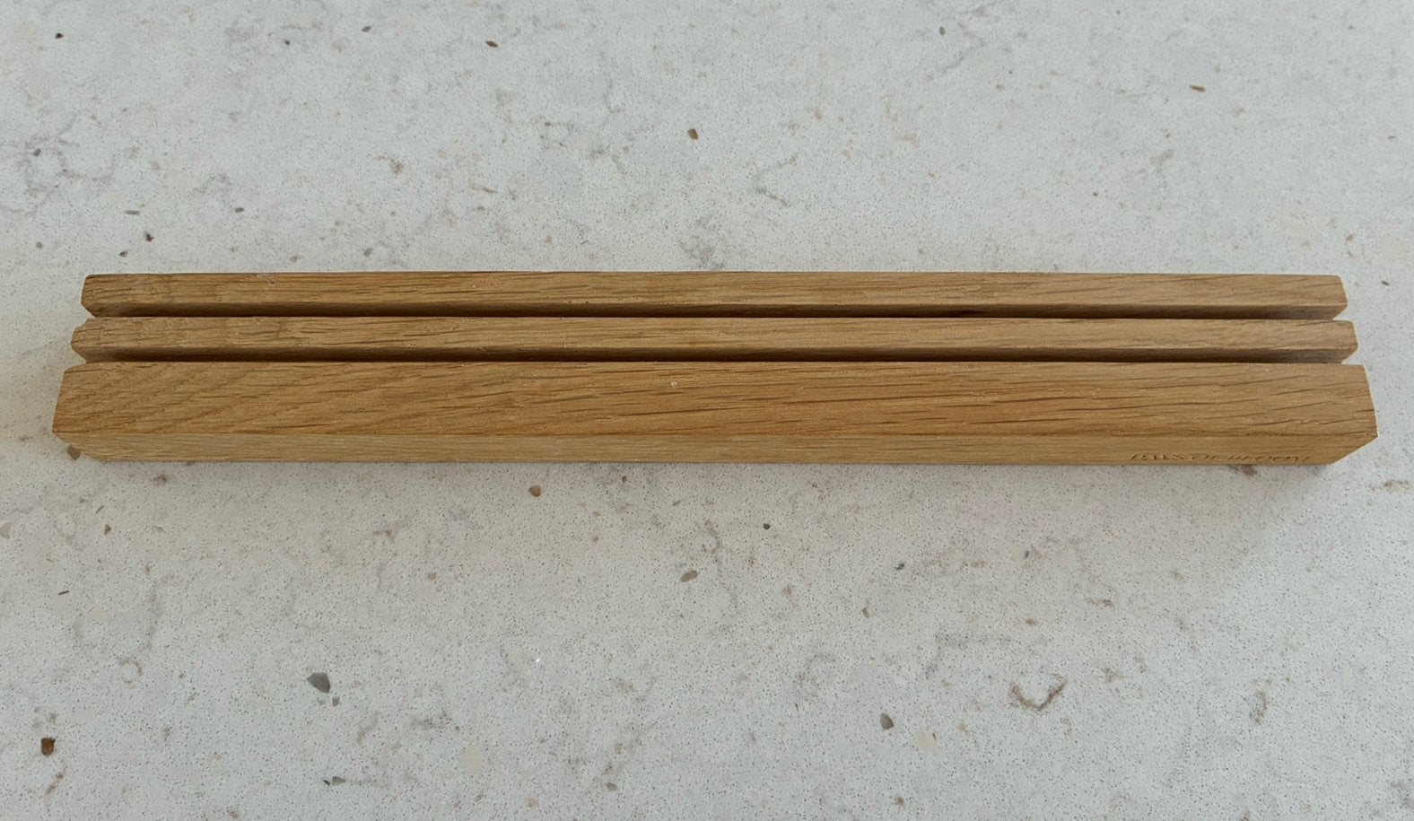 Dubbele houten kaartenhouder van Days of Bloom, Huis en Inrichting, Woonaccessoires | Overige, Hout, Ophalen of Verzenden, Bruin