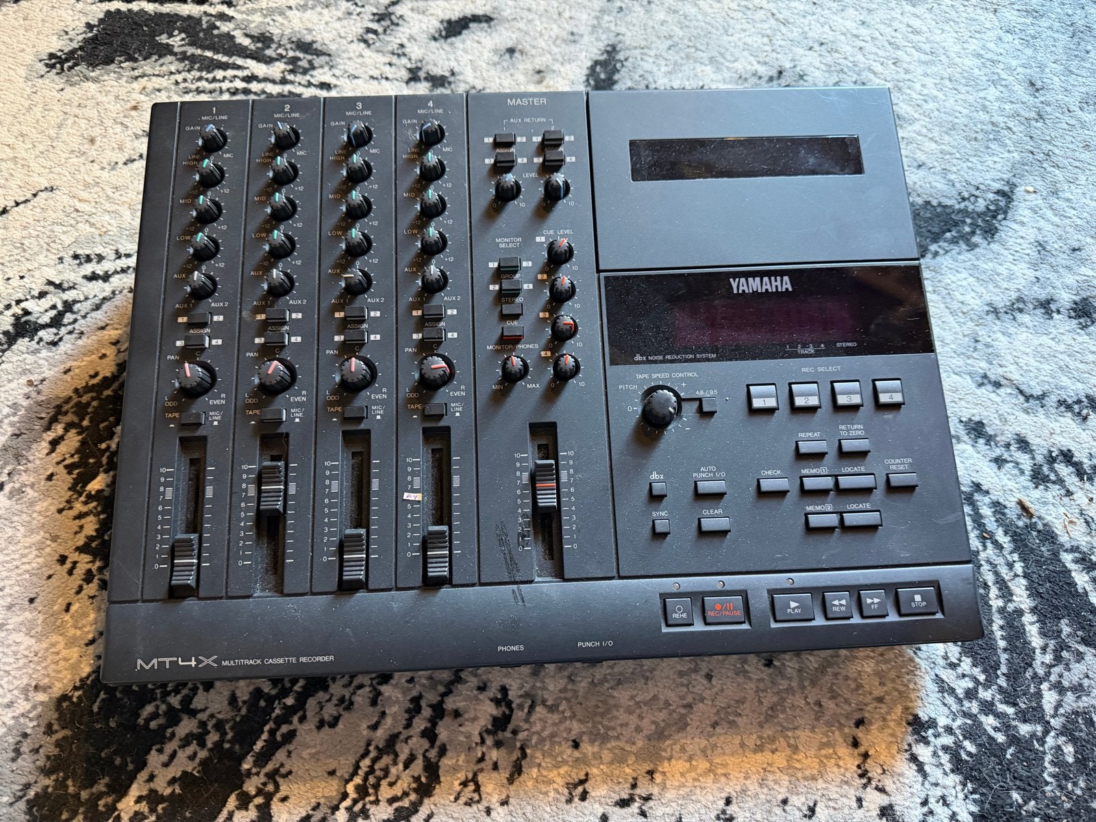 Yamaha MT4X Multitrack Cassette Recorder - Goedwerkend, Ophalen of Verzenden, Gebruikt, Minder dan 5 kanalen, Microfooningang