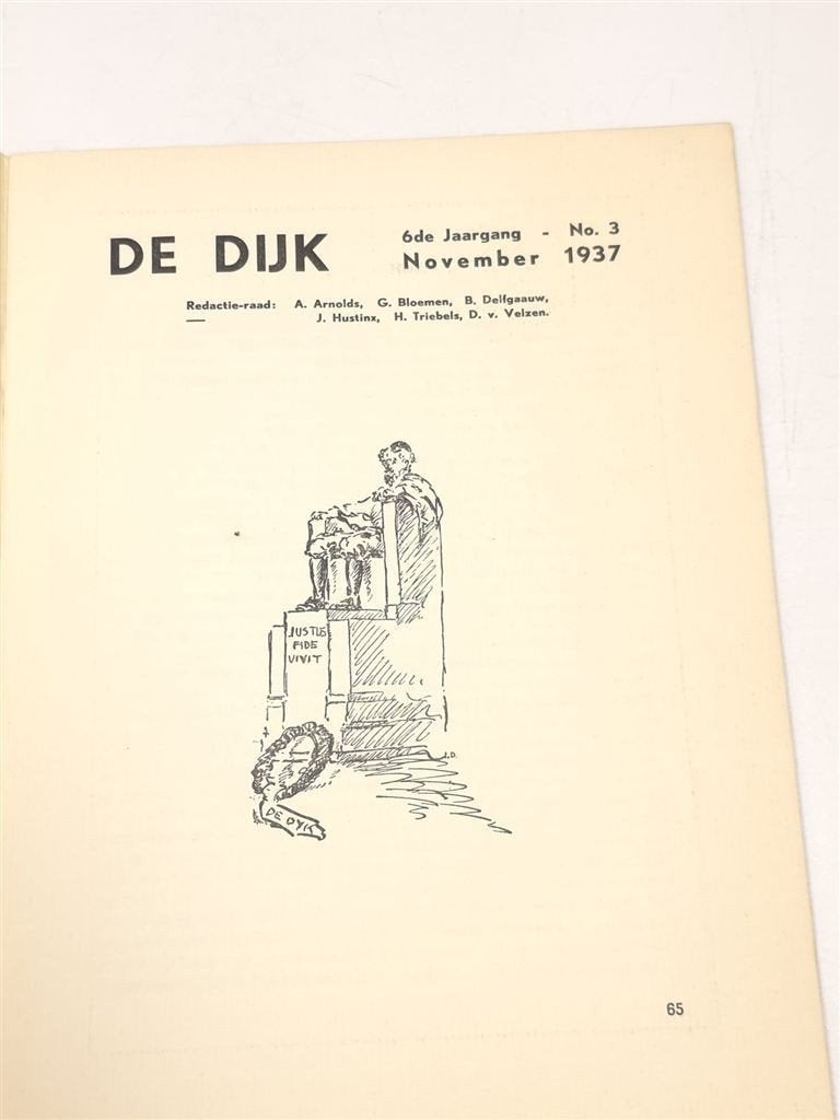 De Dijk 1937 — Katholiek Studentenmaandblad, Boeken, Ophalen of Verzenden, Gelezen, Muziek, Film of Tv