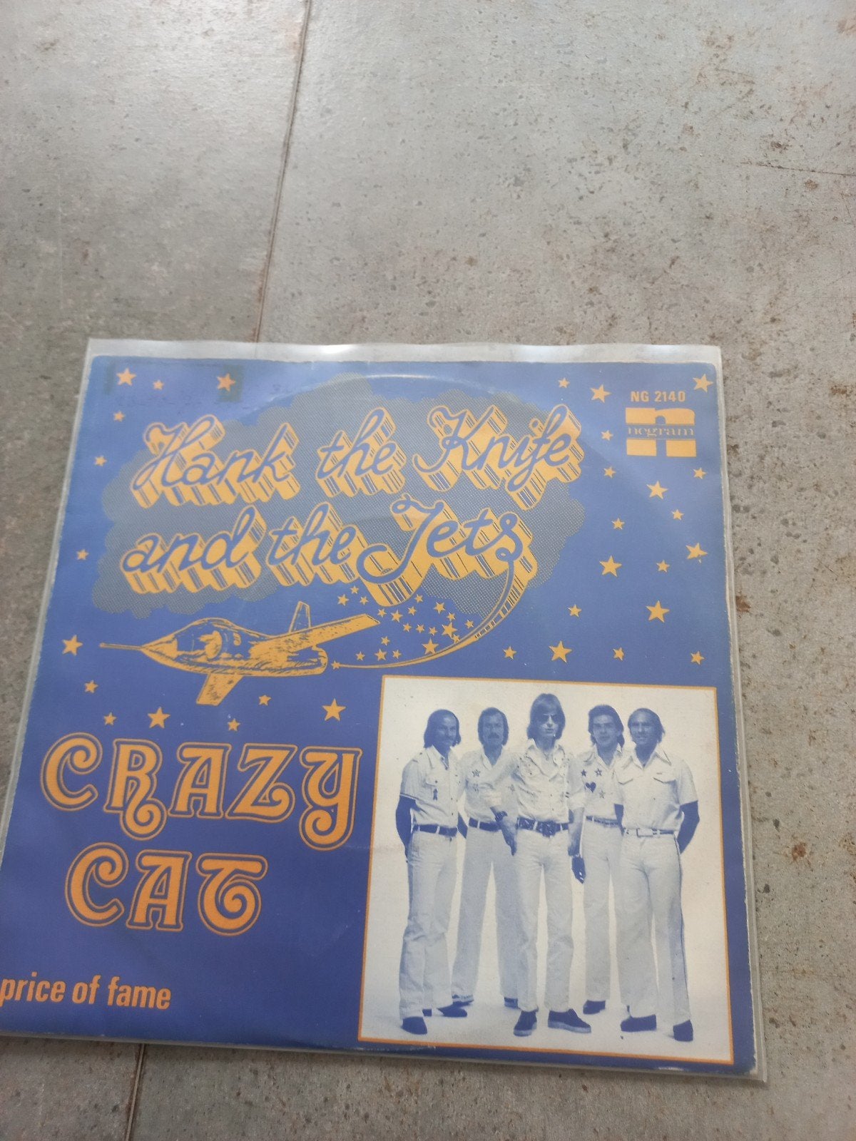 Hank the Knife and the Jets - Crazy Cat / Price of Fame, Ophalen of Verzenden, Gebruikt, 7 inch, Pop