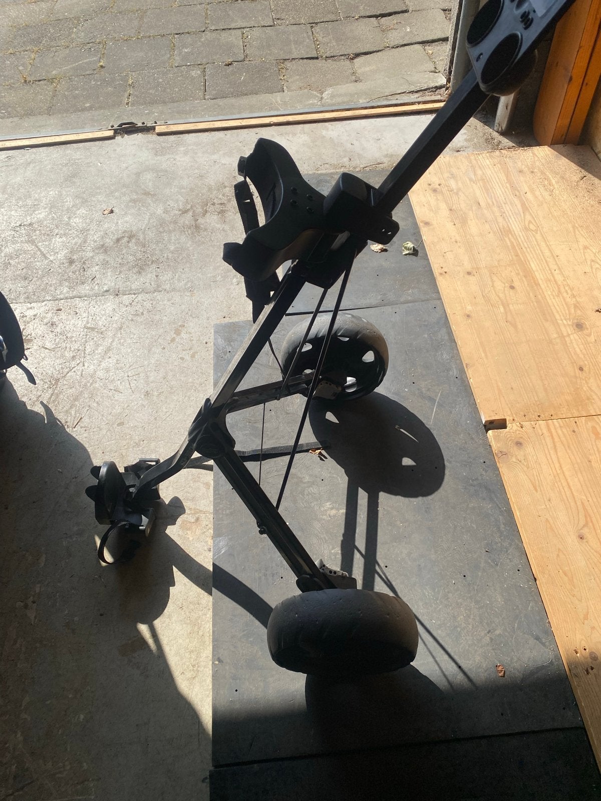 Golf trolley 2 wielen Bag Boy - Gebruikt, Ophalen of Verzenden, Gebruikt, Golfkar, Overige merken