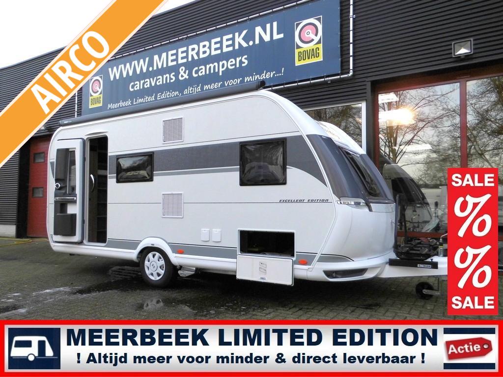 Hobby Excellent Edition 490 KMF 4389,=KORTING MOVER&, Caravans en Kamperen, Caravans, Dwarsbed, Hobby, Treinzit, 5 tot 6 meter
