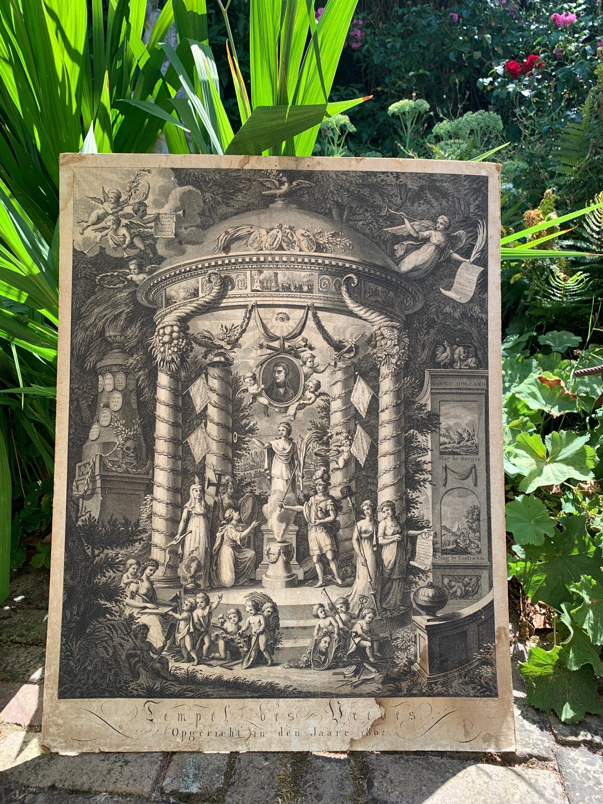 Tempel  des Vredes  C Brouwer, Antiek en Kunst, Ophalen