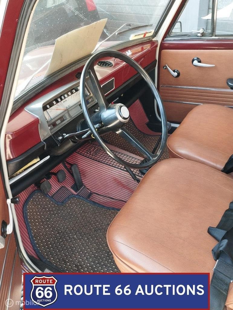 Fiat 1100 R | 1967 | Route 66 Auctions, Overige carrosserieën, Zwart, Bedrijf, Handgeschakeld