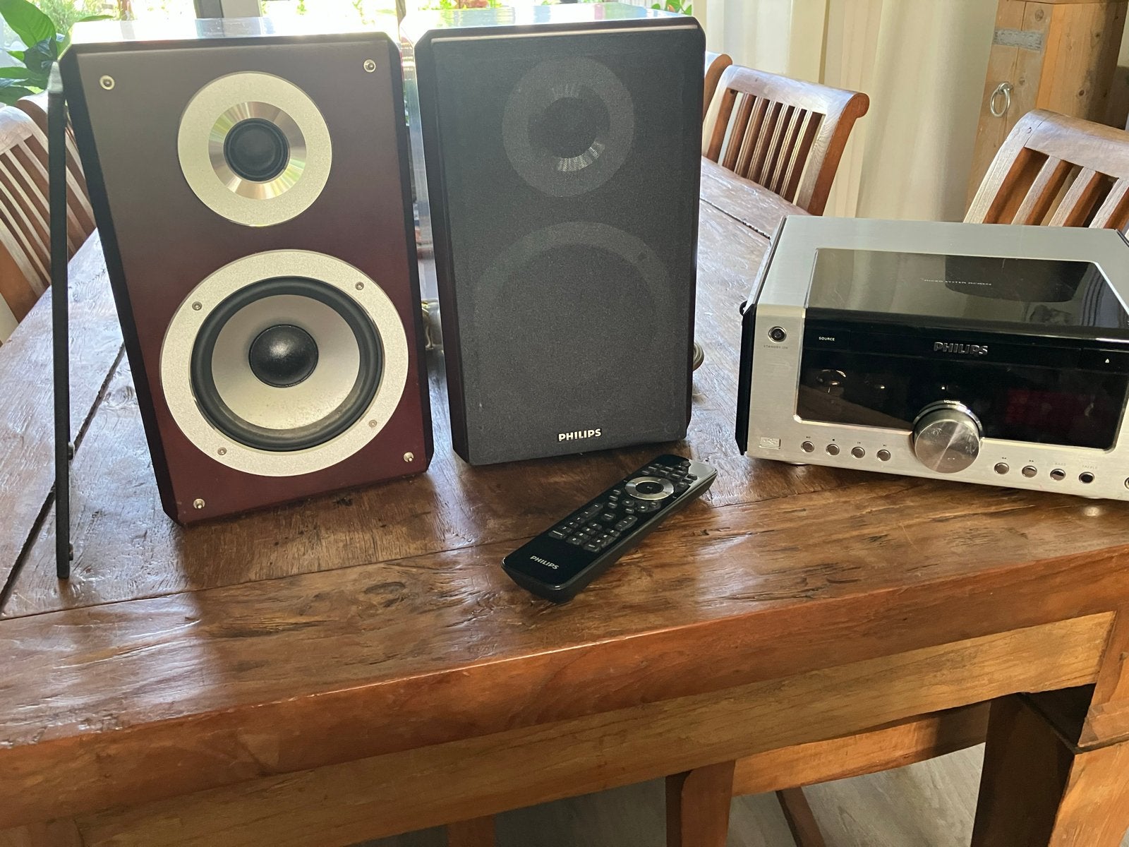 Philips MCM906 Microset met CD-speler, Radio en Speakers, Ophalen, Philips, Gebruikt, Microset