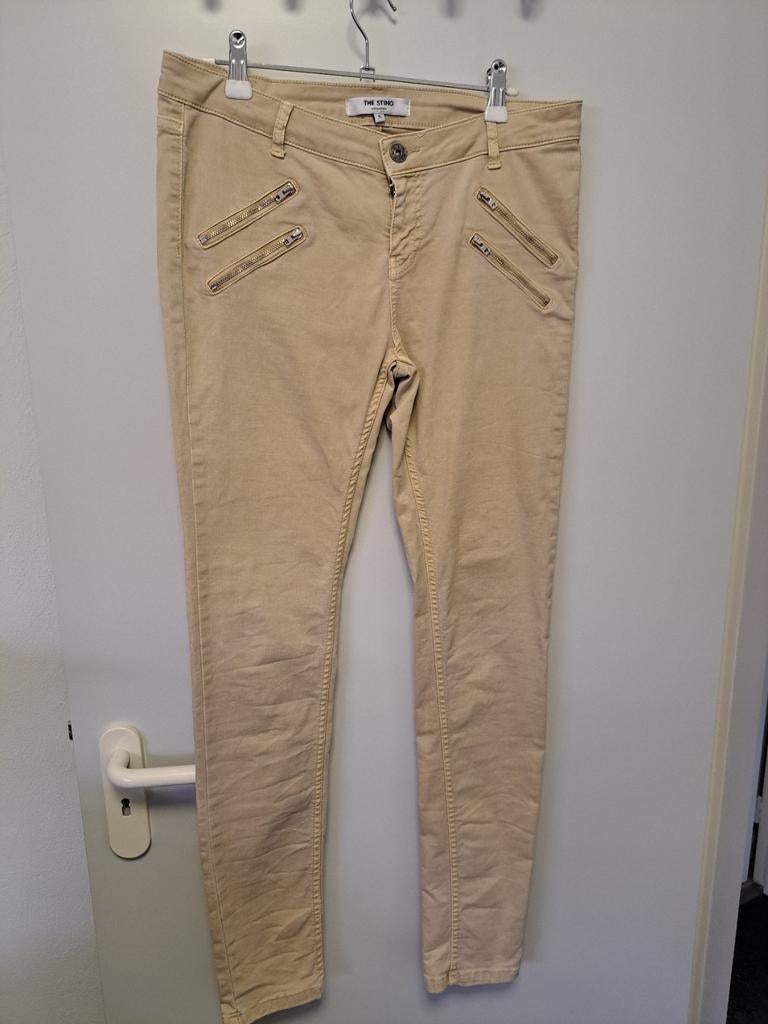 Beige Skinny Jeans The Sting -, The Sting, Beige, Ophalen of Verzenden, Lang