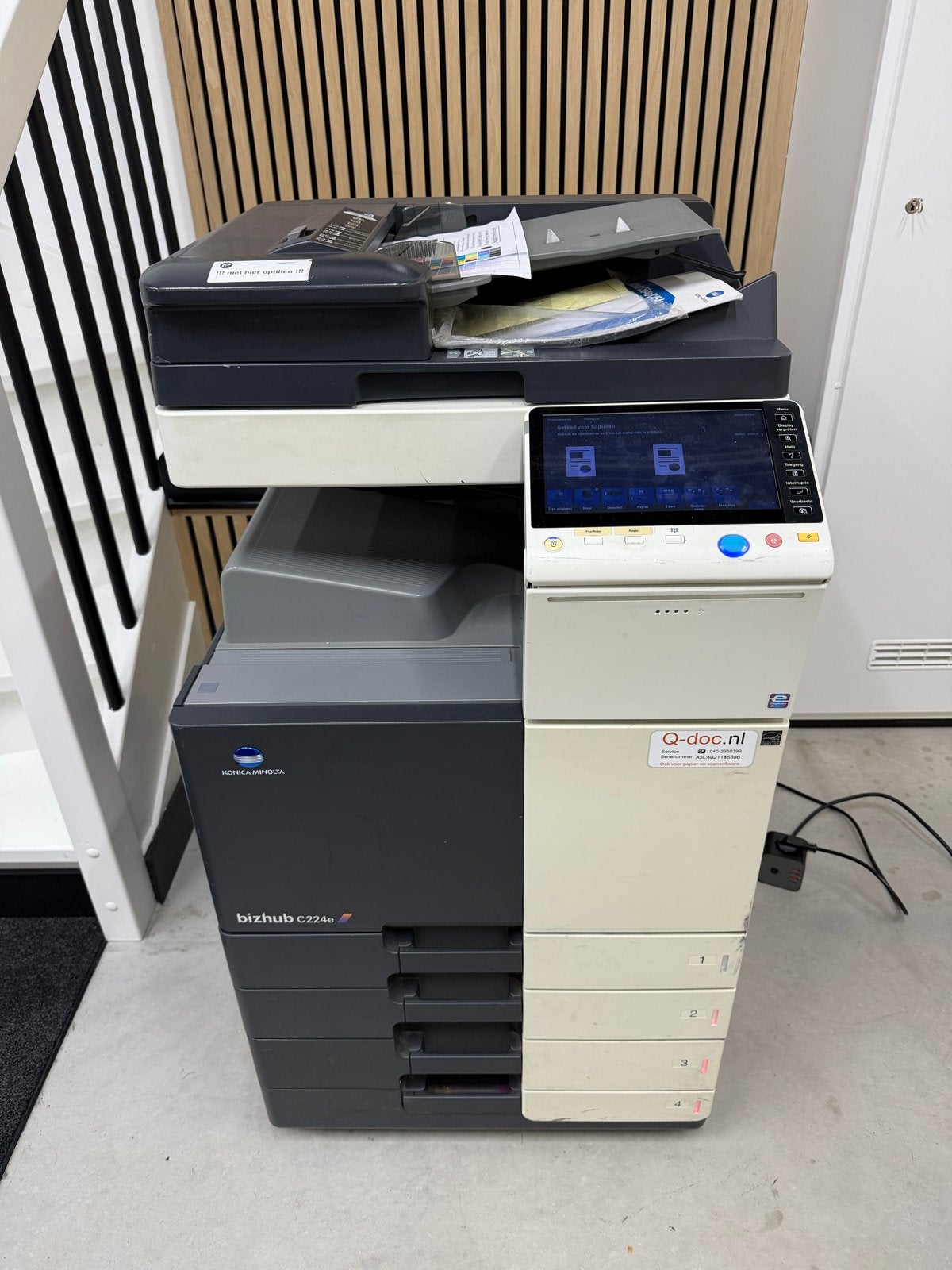 Konica Minolta Bizhub C224e All-in-one Printer, Computers en Software, Gebruikt, All-in-one, Kleur printen, Ophalen of Verzenden