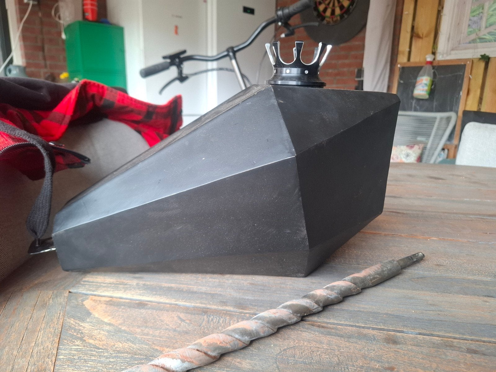Zelfbouw Choppertank Doodskist Coffin met Tankdop en Kraan, Motoren, Ophalen of Verzenden