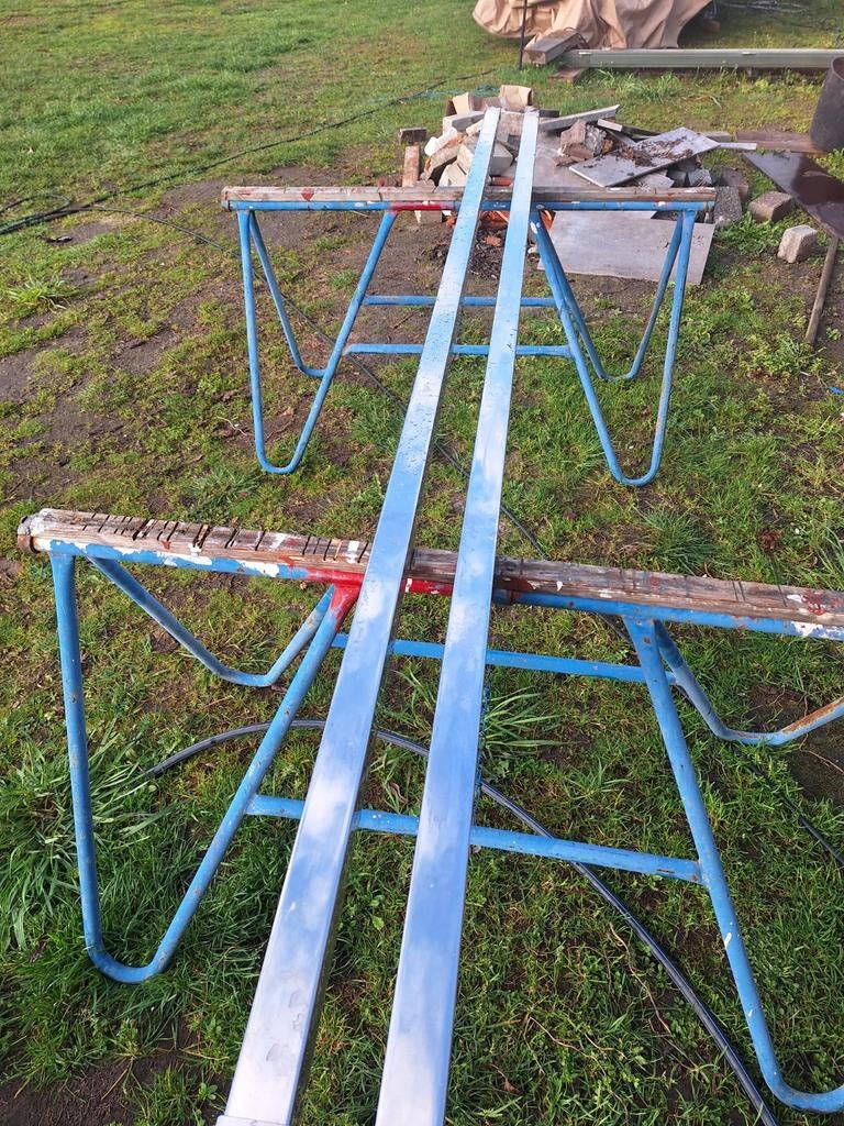 RVS kokers verchroomd - 2 stuks, Doe-het-zelf en Verbouw, Metalen, Ophalen of Verzenden