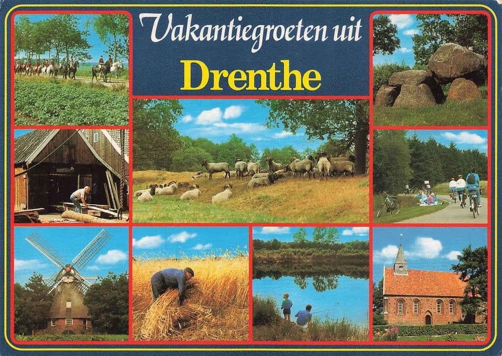 Vakantiegroeten uit Drenthe, Ophalen of Verzenden, 1980 tot heden, Ongelopen, Drenthe
