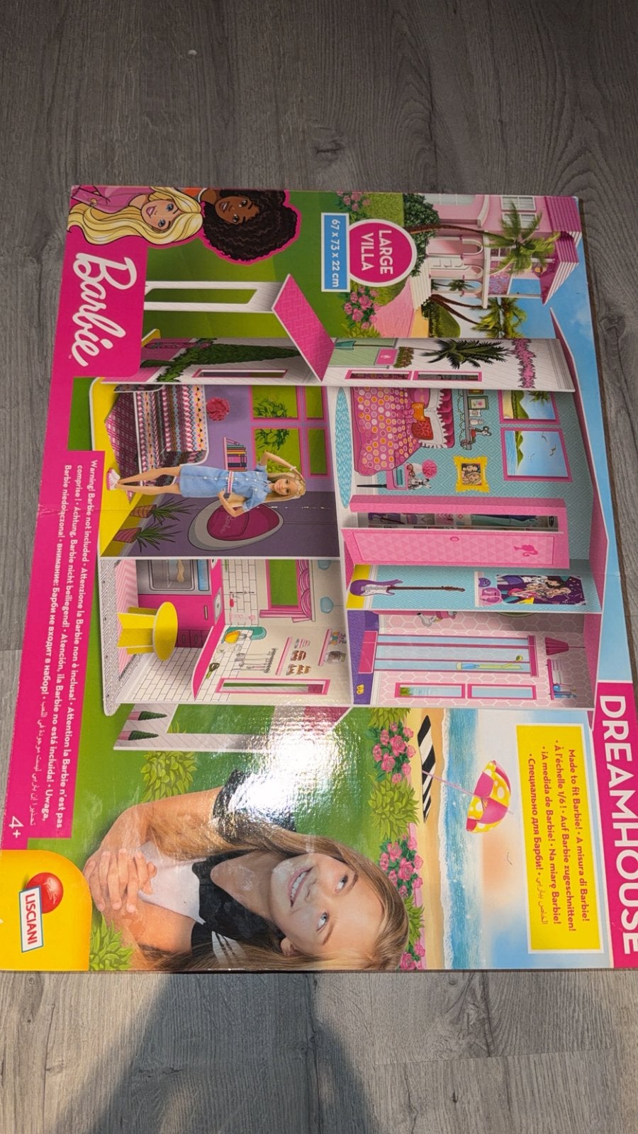 Barbie dreamhouse villa large nieuw in doos, Ophalen of Verzenden, Zo goed als nieuw, Toebehoren