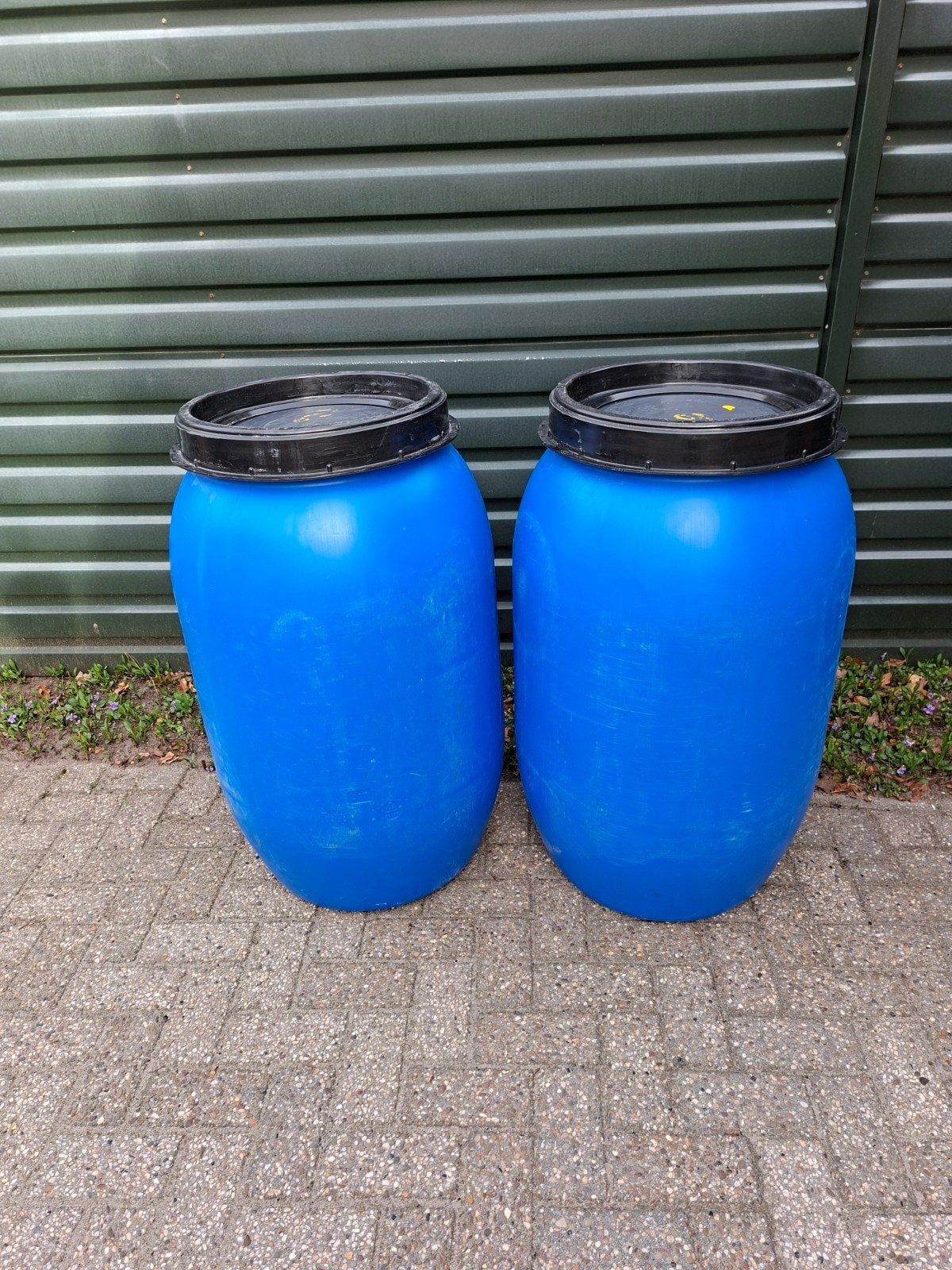 Tonnen met Deksel, 150 liter of meer, Ophalen, Gebruikt