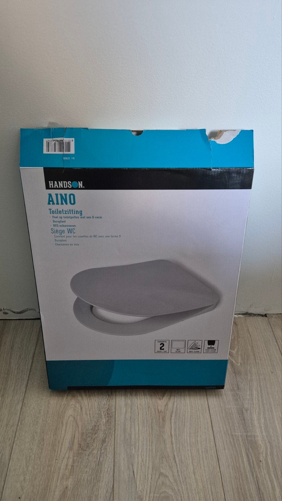 WC bril Handson Aino ZGAN, Ophalen, Zo goed als nieuw, Toilet