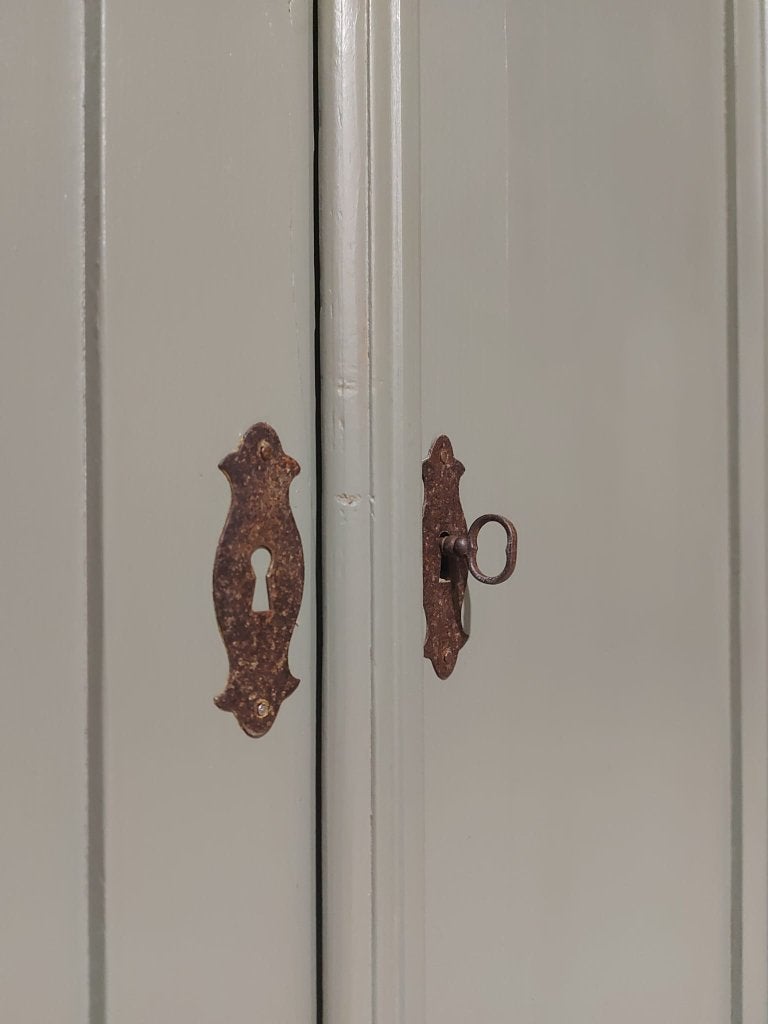 Antieke grenen 1-deurs kast – direct leverbaar, Ophalen of Verzenden