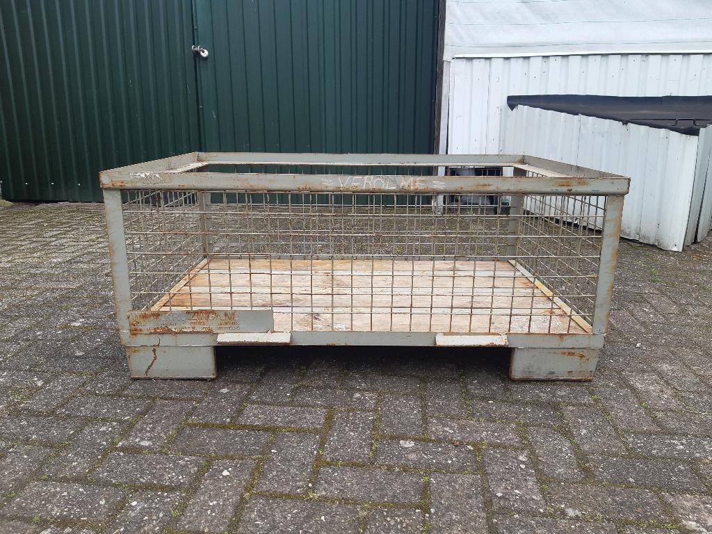 metalen krat, Ophalen, Gebruikt, 100 cm of meer, 60 cm of meer