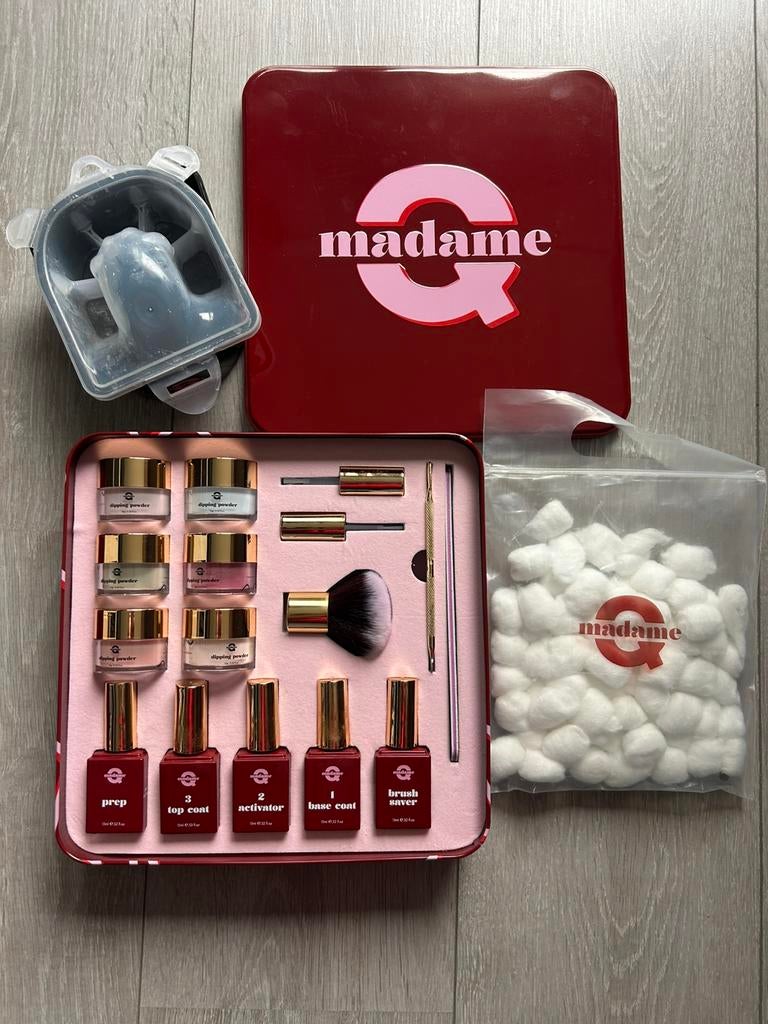 Madame q set, Ophalen of Verzenden, Zo goed als nieuw, Zwart, Handen en Nagels
